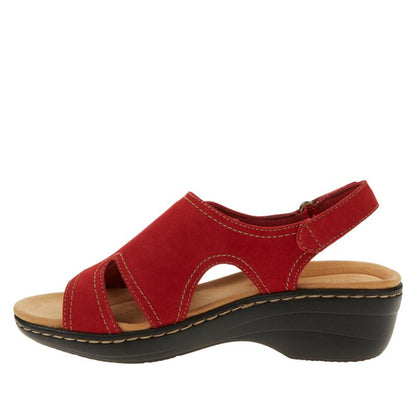 Damen-Sandalen mit offenem Zehenbereich und Keilabsatz – Merliah