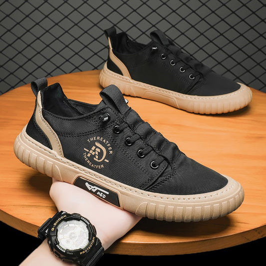 Bequeme orthopädische Leinenschuhe für Herren – Modell Alvaro