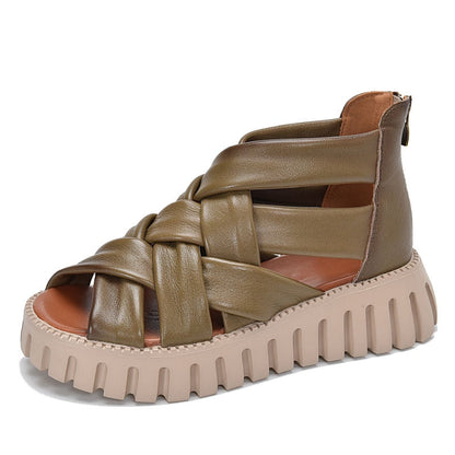 Elegante Sommer Gladiator-Sandalen für Damen – Salsy