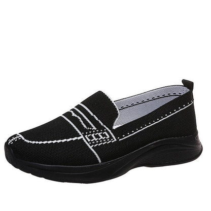 Lazy-Schuhe mit quadratischer Zehenpartie und niedrigem Absatz für Damen - Quipus