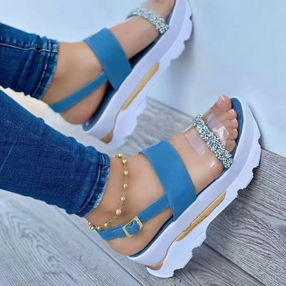 Damen-Sandalen mit dicker Sohle – Bulb