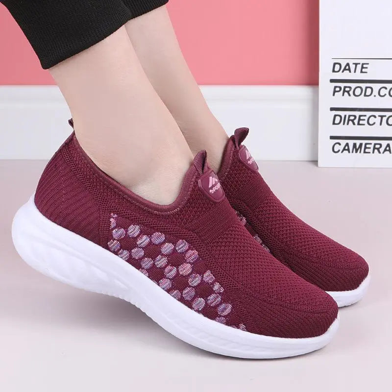 Orthopädische Schuhe aus atmungsaktivem Mesh für Damen Opéry