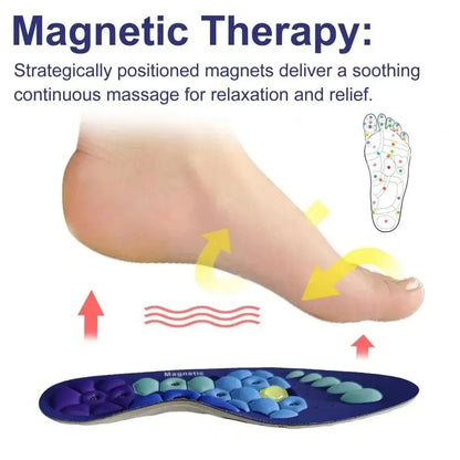 Magnetsohlen - Fußmassage Orthopädische Akupressur-Pads für verbesserte Fußgesundheit