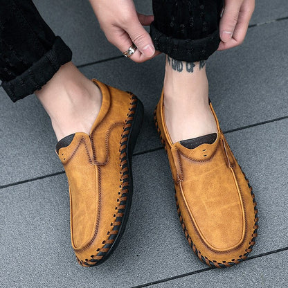 Freizeitschuhe aus Leder für Herren - Zewta