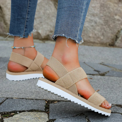 Bequeme orthopädische Damensandalen mit kuscheliger Sohle für optimalen Komfort