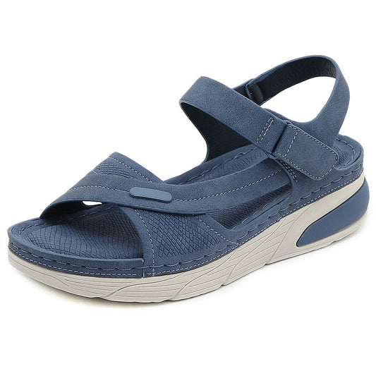 Bequeme Ledersandalen für Damen - Flapis