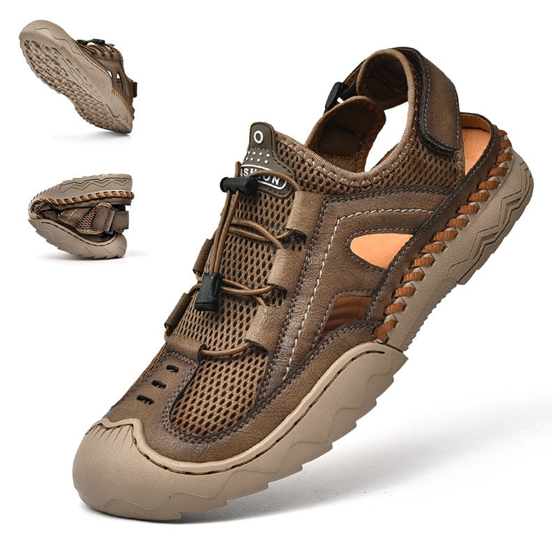 Bequeme Herren-Sandalen für Abenteuer in der Natur – Nuhel