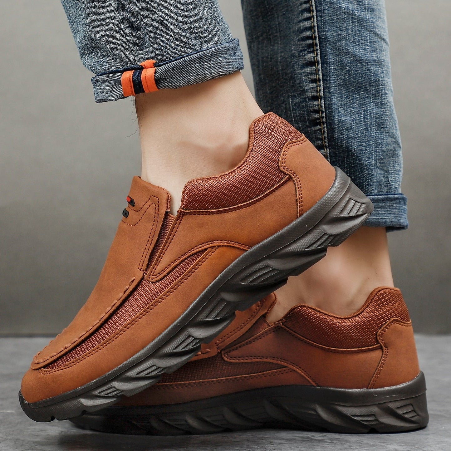 Lässige Lederschuhe für Herren - Airdas -