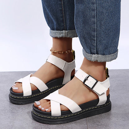 Stylische und bequeme Plateau-Sandalen für Damen - Martym