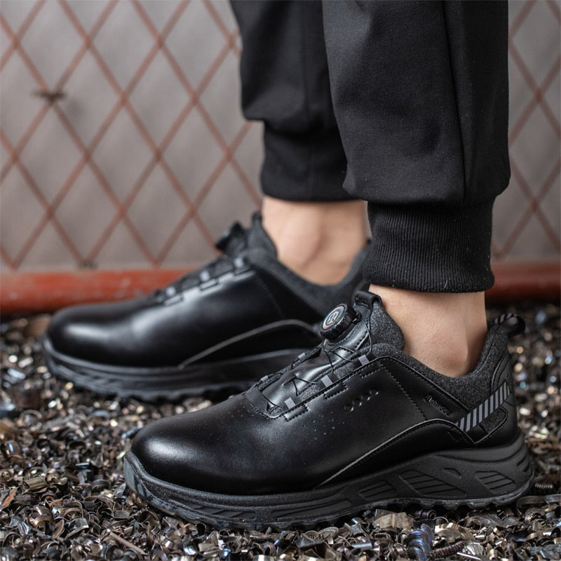 Herren-Sicherheitsschuhe mit Drehknopf – Schleife