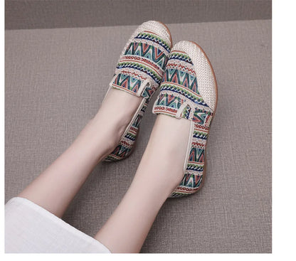 Orthopädische Vintage-Slipper für Damen