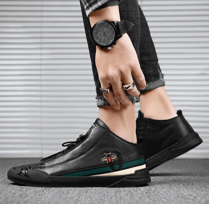 Stylische Leder Sneaker für Herren – Patree