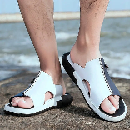 Bequeme Ledersandalen
