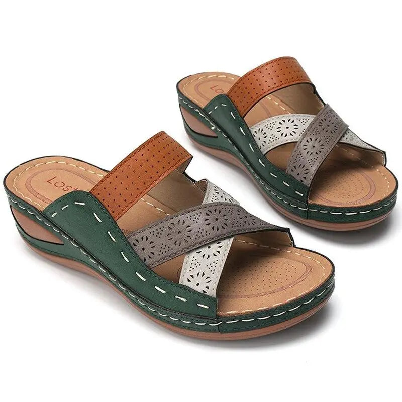 Stylische und bequeme orthopädische Sandalen für Damen