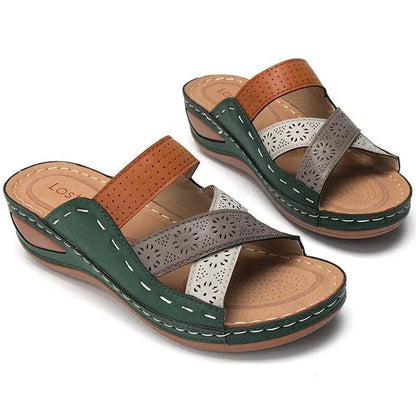 Stylische und bequeme orthopädische Sandalen für Damen