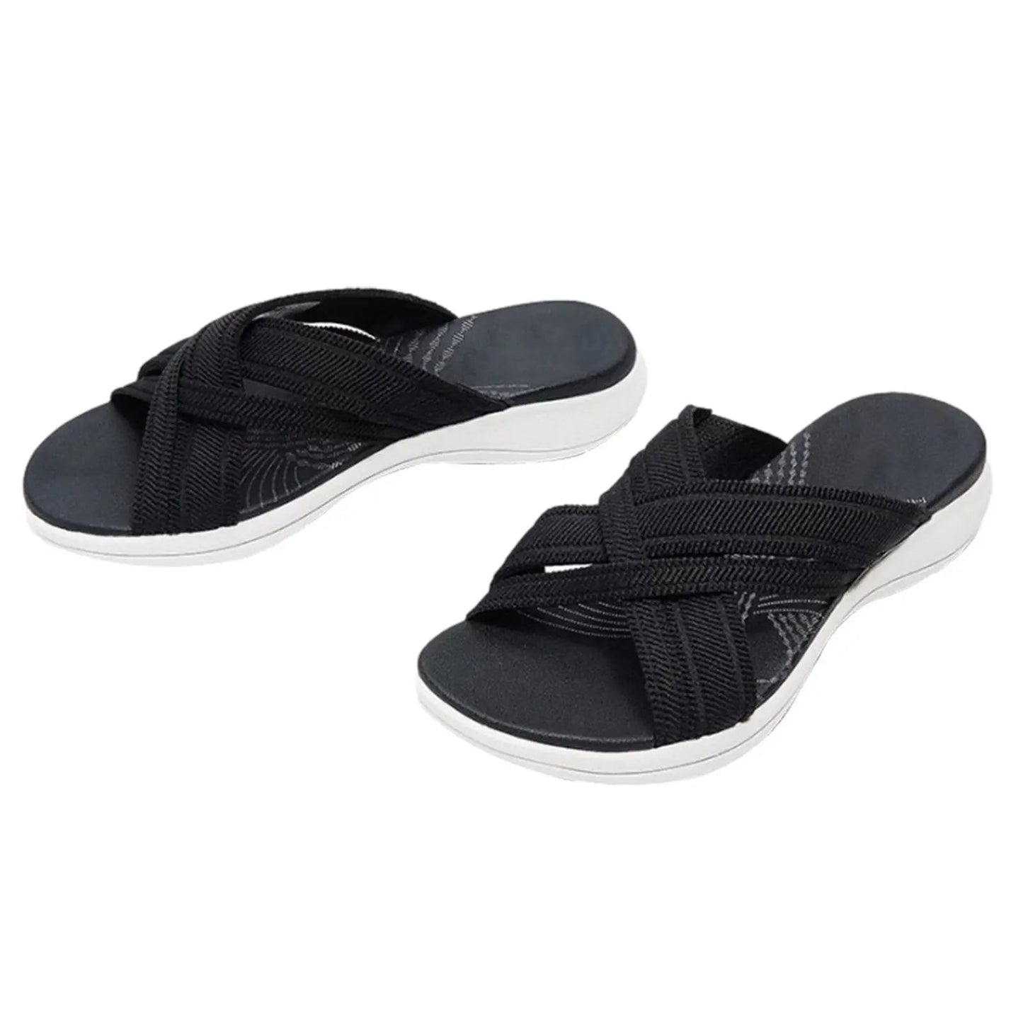 Komfortable orthopädische Sandalen mit kreuzelastischem Design