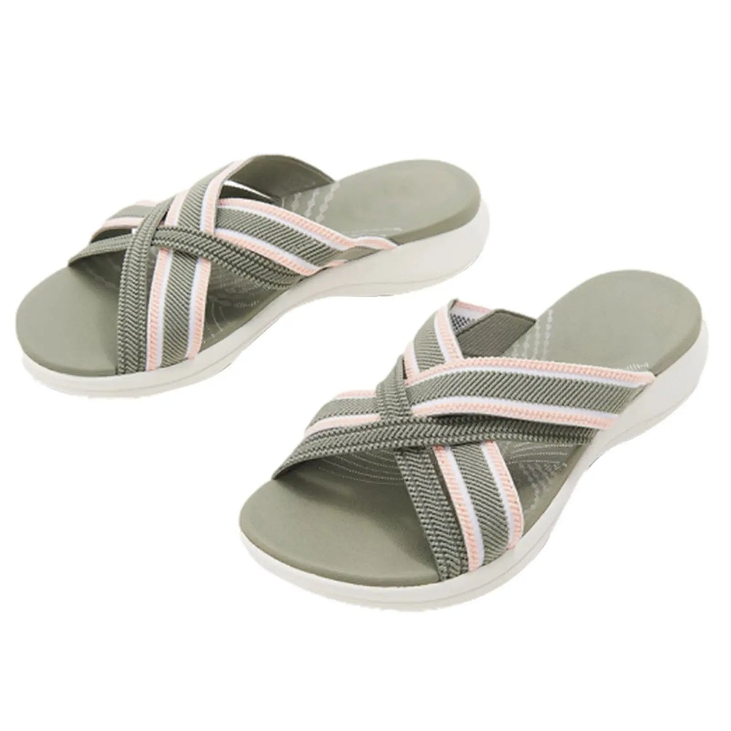 Komfortable orthopädische Sandalen mit kreuzelastischem Design
