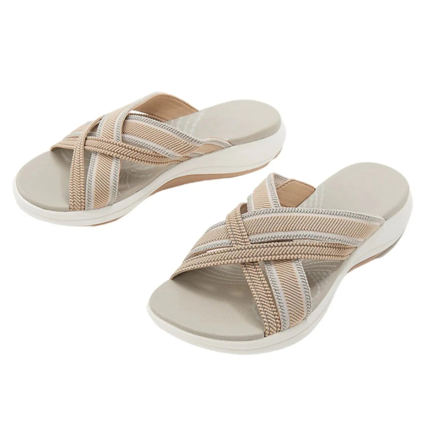 Komfortable orthopädische Sandalen mit kreuzelastischem Design