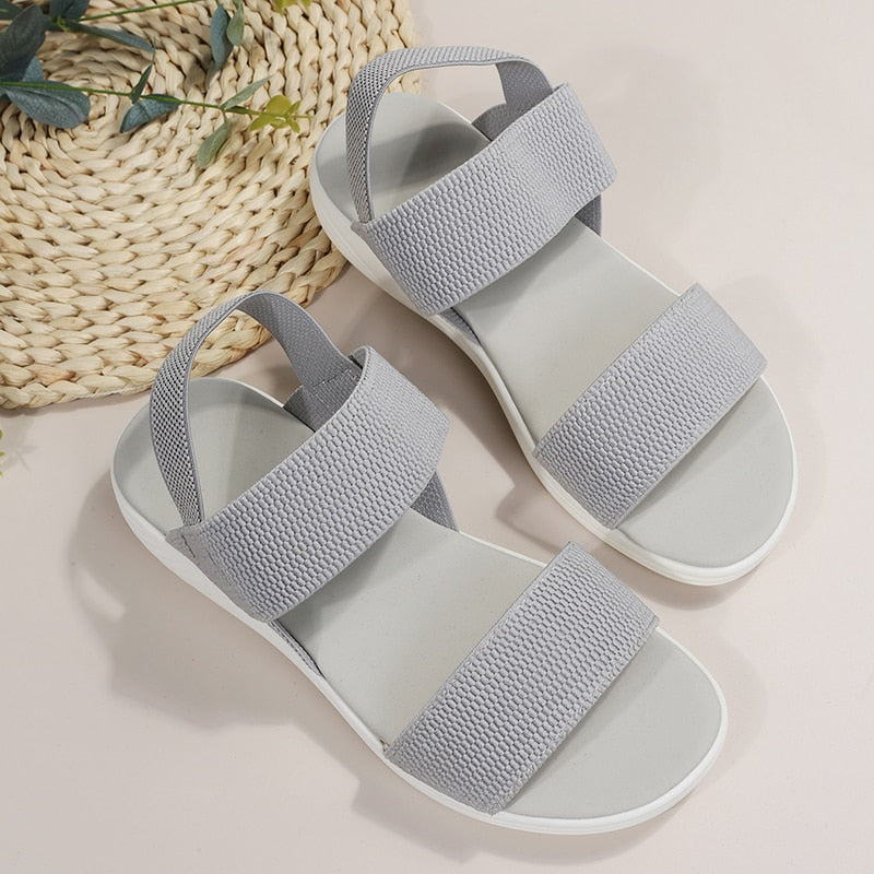 Orthopädische Sandalen für Damen, bequem mit Keilabsatz – Kallyo