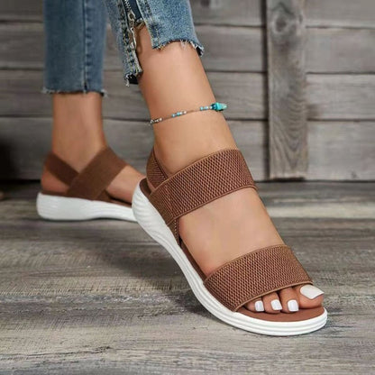 Orthopädische Sandalen für Damen, bequem mit Keilabsatz – Kallyo