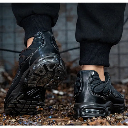 Stylische Sicherheitschuhe im Hai-Design