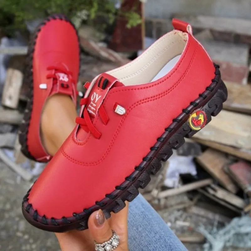 Denko Orthopädische Damen-Schnürschuhe aus Leder