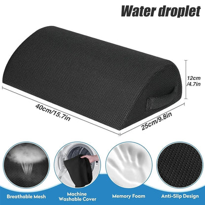 Ergonomische Memory-Schaum-Fußstütze – Rutschfester, waschbarer Hocker zur Reduzierung von Müdigkeit am Schreibtisch