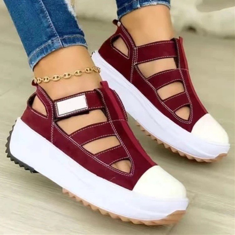 Stylische offene Keilsandalen für Damen – Vanner