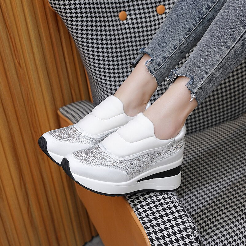 Orthopädische Freizeitschuhe mit Absatz für Damen – Ziset