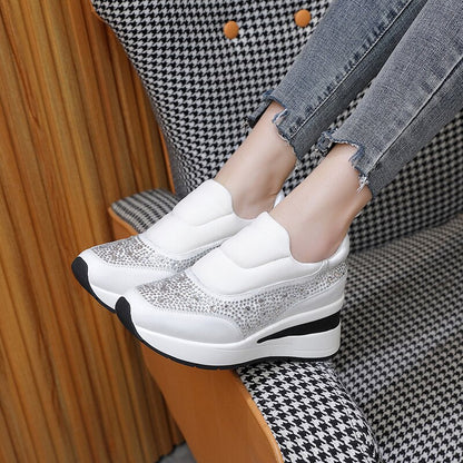 Orthopädische Freizeitschuhe mit Absatz für Damen – Ziset