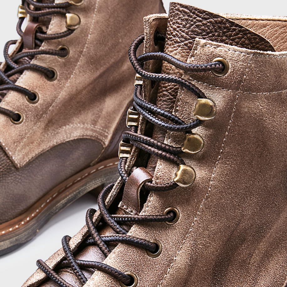 Stilvolle orthopädische Herrenschuhe im Retro-Vintage-Design – Cameron