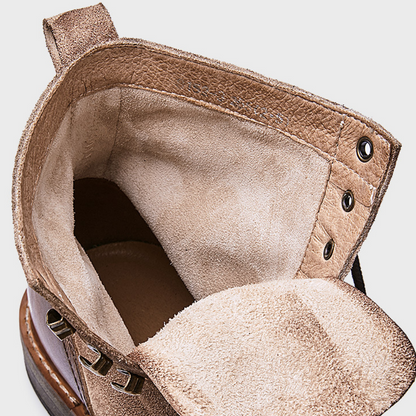 Stilvolle orthopädische Herrenschuhe im Retro-Vintage-Design – Cameron