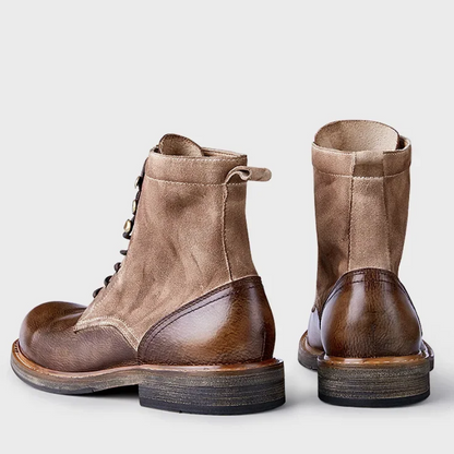 Stilvolle orthopädische Herrenschuhe im Retro-Vintage-Design – Cameron