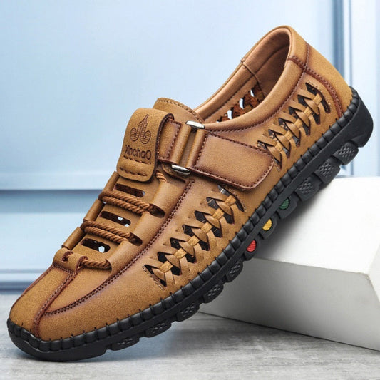 Herren Atmungsaktive Ledersandalen – Zimo für ultimativen Komfort und Stil