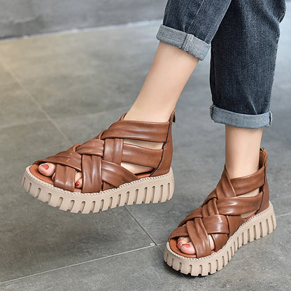 Elegante Sommer Gladiator-Sandalen für Damen – Salsy