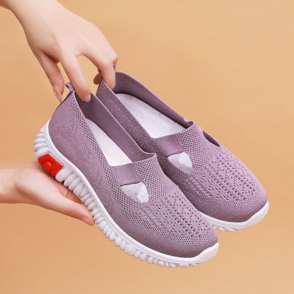 Orthopädische Damenschuhe mit hellem Komfort