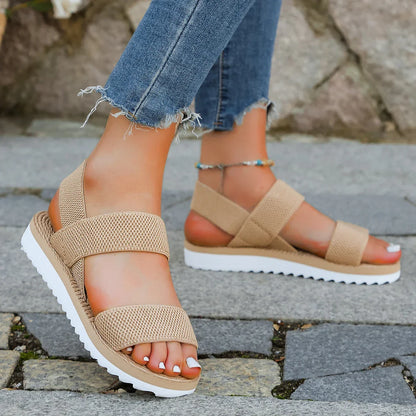 Bequeme orthopädische Damensandalen mit kuscheliger Sohle für optimalen Komfort