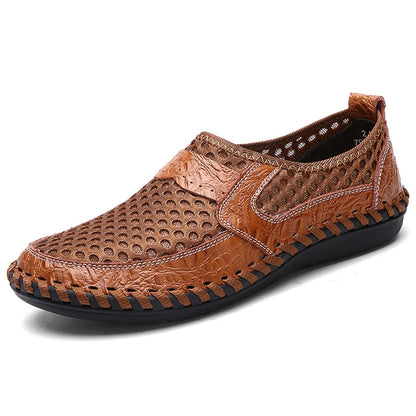 Stylische, handgefertigte Slipper für Herren – Trigo