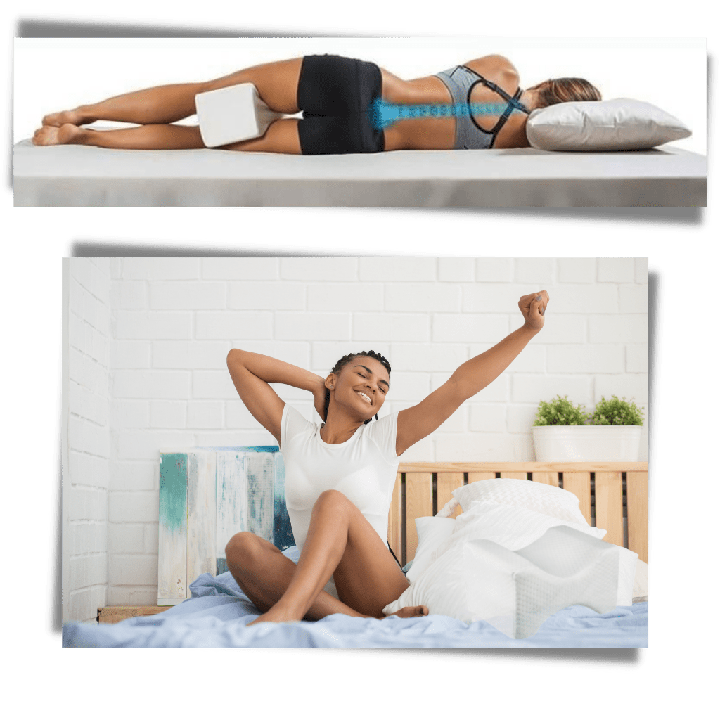 Gelkissen mit Memory-Schaum für ideale Unterstützung zwischen den Oberschenkeln