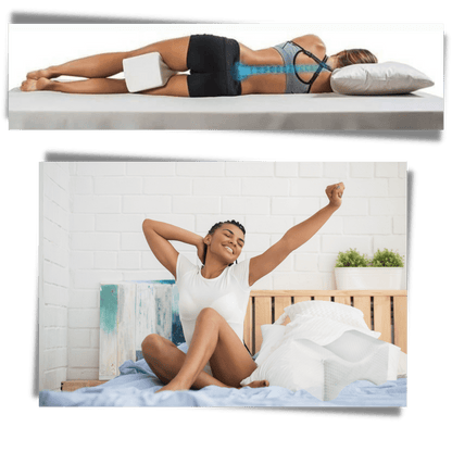 Gelkissen mit Memory-Schaum für ideale Unterstützung zwischen den Oberschenkeln