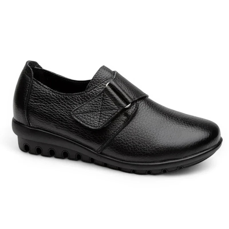 Elegante Damenmokassins aus hochwertigem Spaltleder mit orthopädischem Komfort