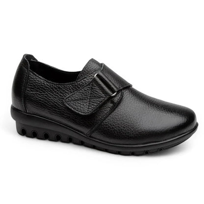 Elegante Damenmokassins aus hochwertigem Spaltleder mit orthopädischem Komfort