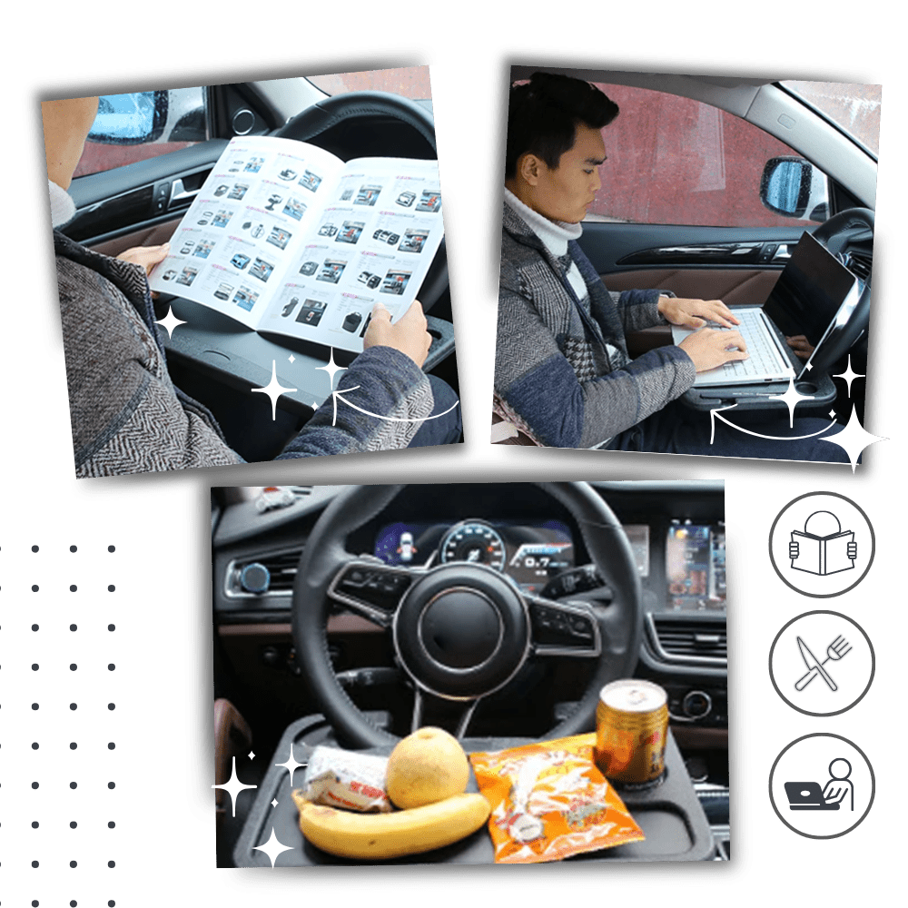 Eleganter Beistelltisch für Ihr Auto-Lenkrad