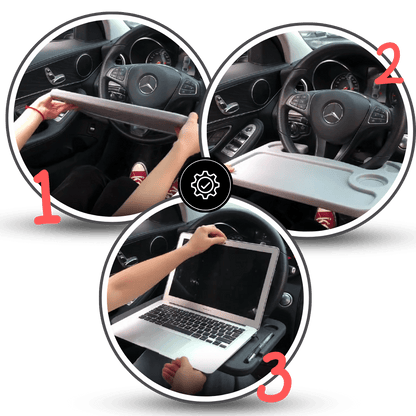 Eleganter Beistelltisch für Ihr Auto-Lenkrad