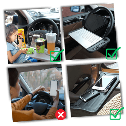 Eleganter Beistelltisch für Ihr Auto-Lenkrad