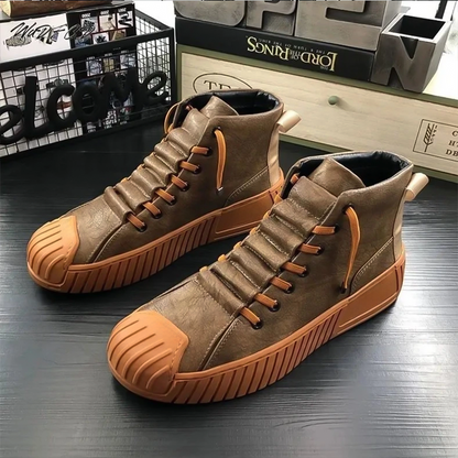 Orthopädische Schuhe Herren Hohes Leder