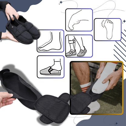 Bequeme und anpassbare Schuhe für diabetische empfindliche Füße