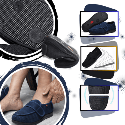Bequeme und anpassbare Schuhe für diabetische empfindliche Füße