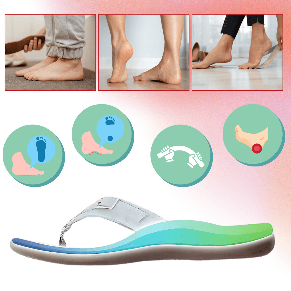 Orthopädische Sandalen mit verstellbaren Riemen für optimalen Komfort