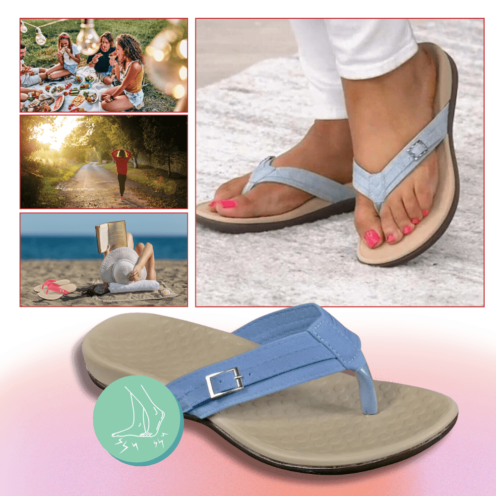 Orthopädische Sandalen mit verstellbaren Riemen für optimalen Komfort